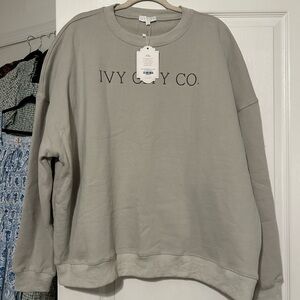 Ivy City Co Gray Sweatshirt